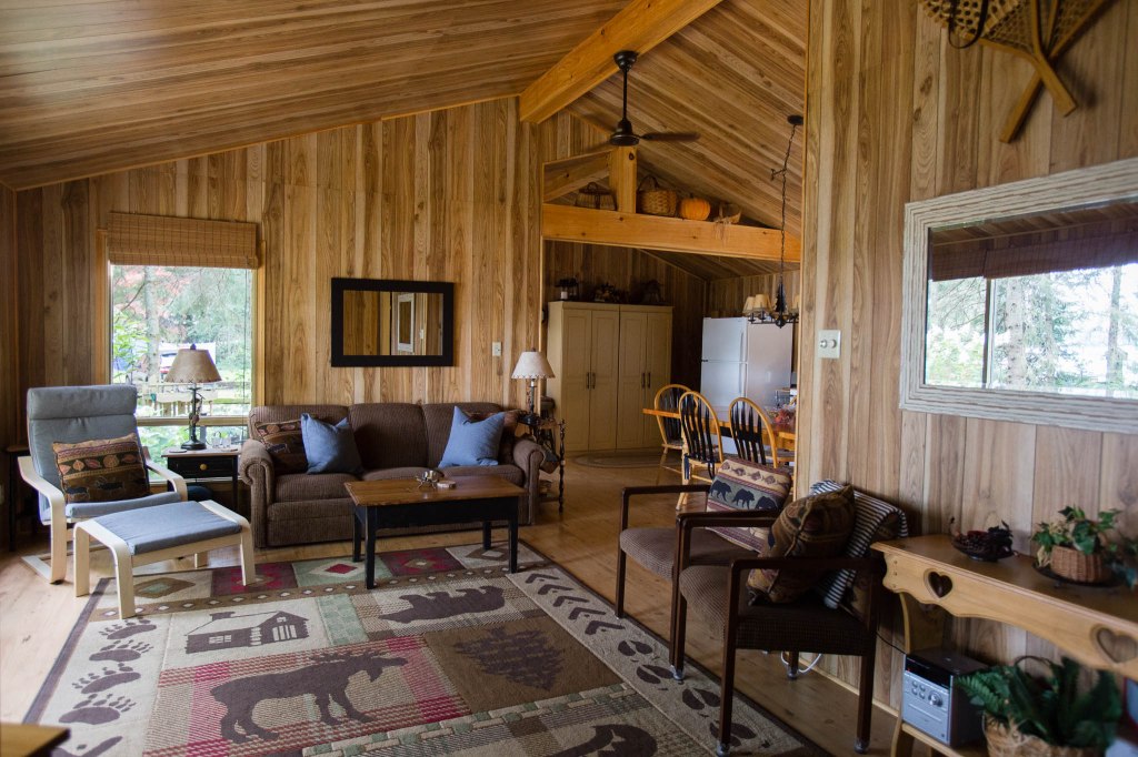 living room in cottage